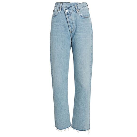 AGOLDE Criss Cross Upsized Suburbia Jeans in Light Wash size 29 - Picture 5 of 6